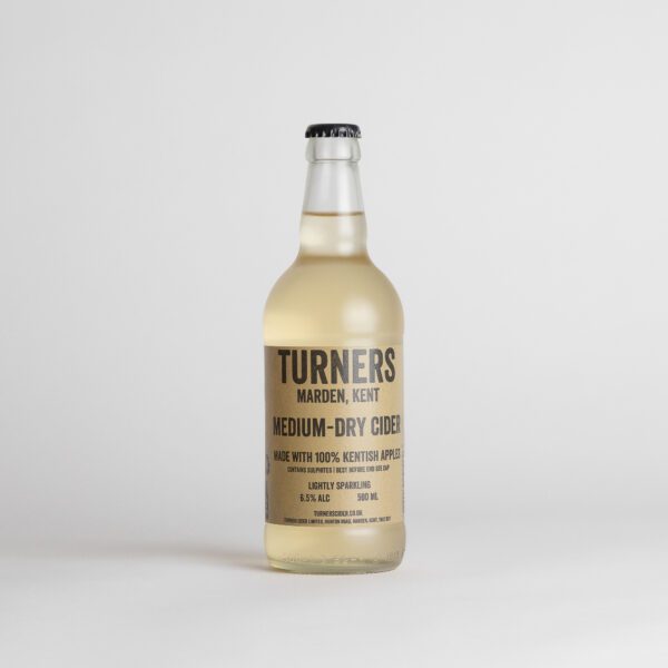 Turners Medium-Dry Cider bottle